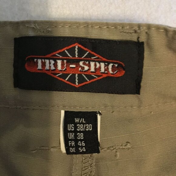 Tru-Spec Men's Tactical Cargo Pants in Khaki Size 38-30 Uniform Security Career - Picture 15 of 16